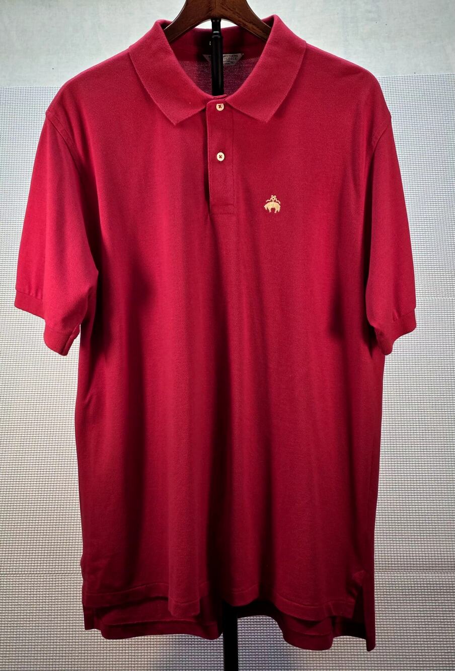 Vintage Brooks Brothers Golden Fleece Polo Shirt Red Men's XL Made in USA Cotton